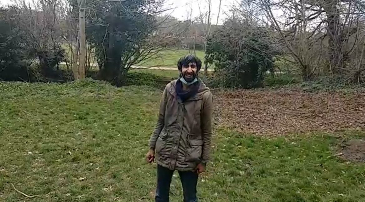 Toqueer on the walk