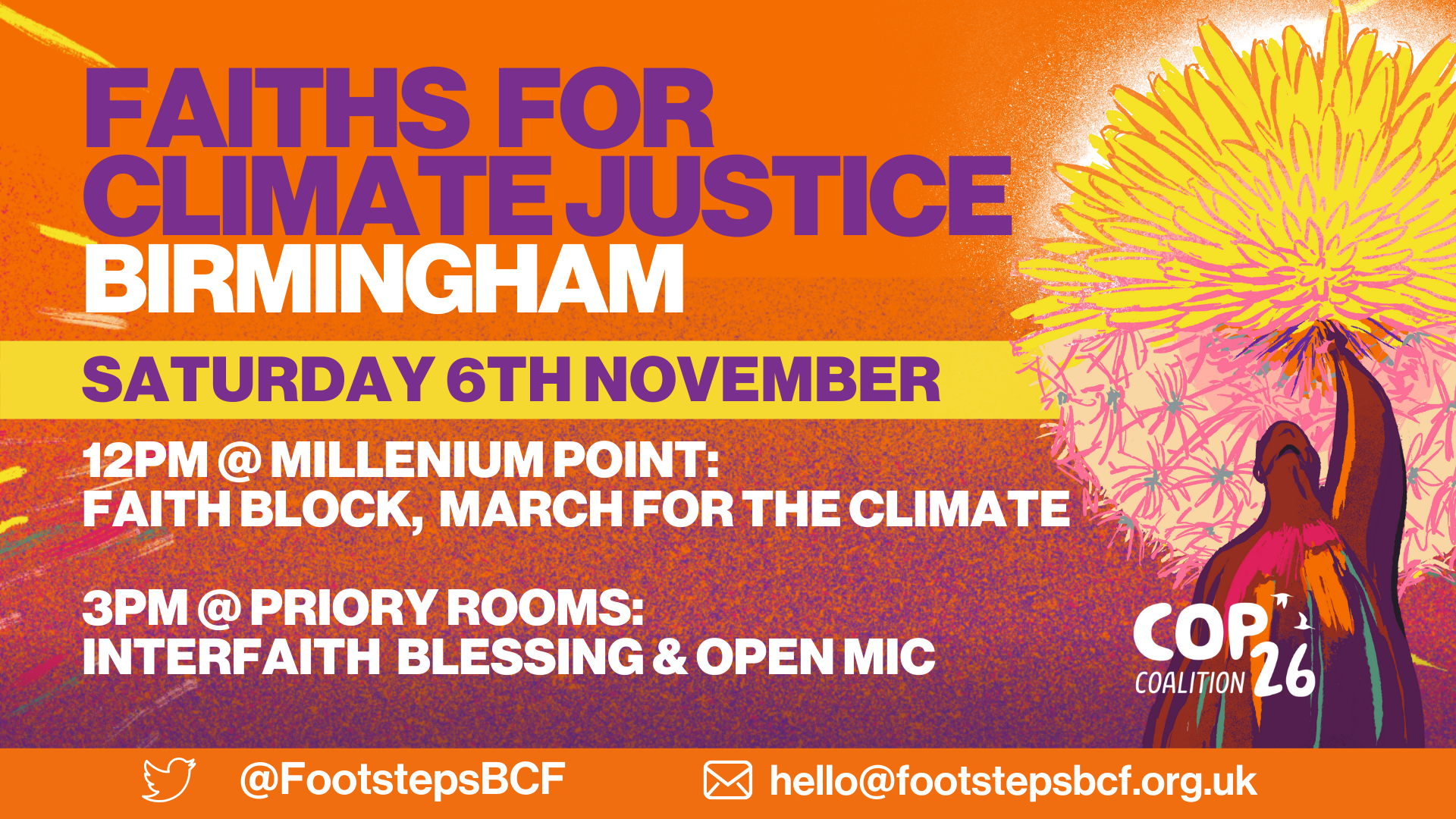 Faiths join the Global Day of Action for Climate Justice