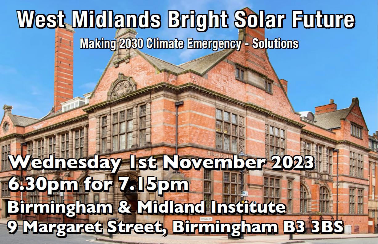 West Midlands Bright Solar Future